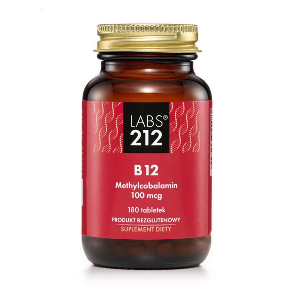 Вітамін B12 Метилкобаламін Labs212 B12 Methylcobalamin, 100 мкг, 180 таблеток